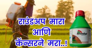 Read more about the article राऊंडअप तणनाशकाने कॅन्सर-Roundup Herbicide causes Cancer